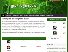 Tablet Screenshot of binaryoptionstradors.com